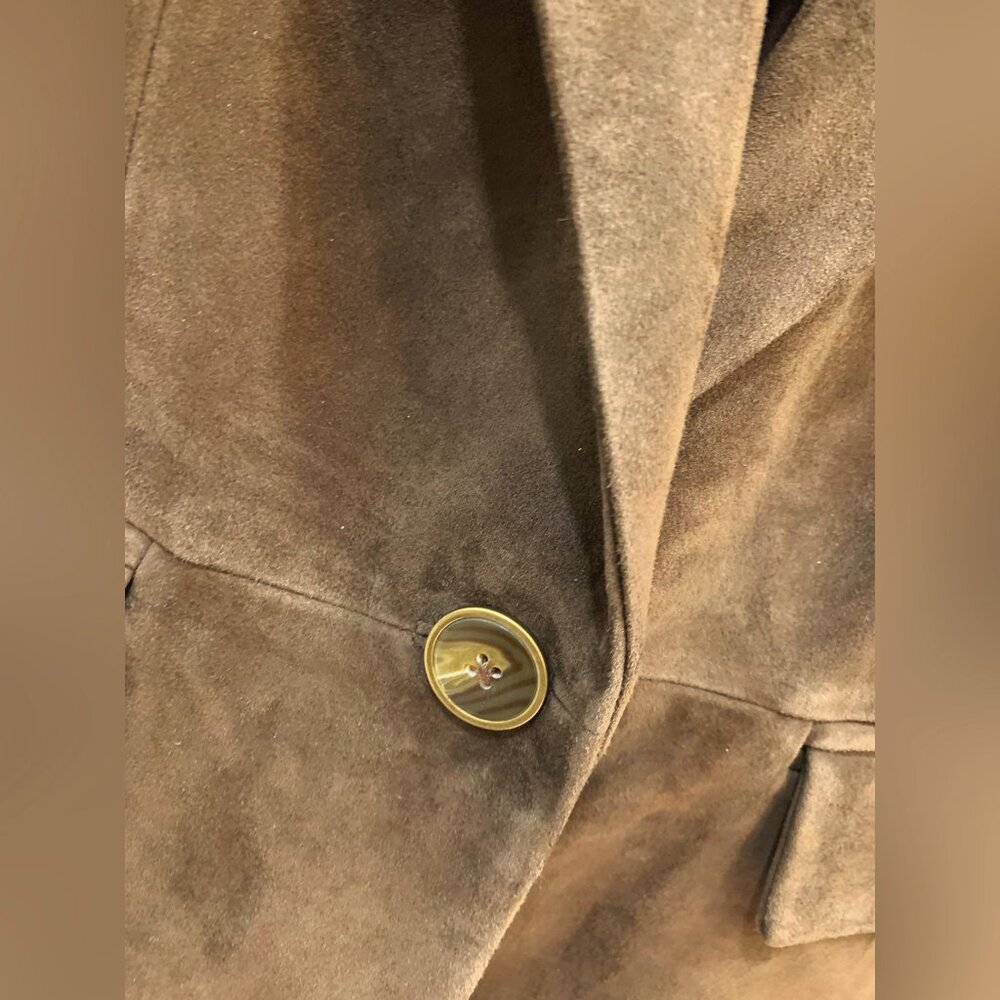 Veronica Beard Duane Suede Single-Breasted Dickey Jacket - Picture 8 of 11